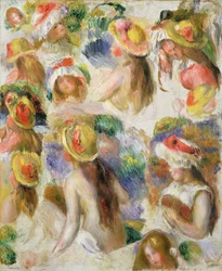 Studio di Ragazze con Cappelli